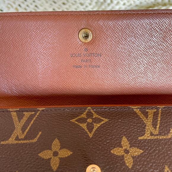 Louis Vuitton International Wallet Porte Tresor Monogram Canvas Trifold 0074 - Picture 8 of 14